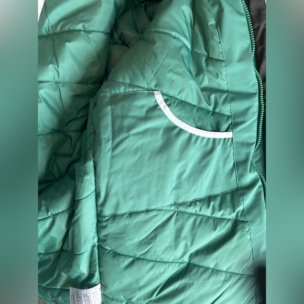 Women’s Spyder 3 in 1 Green n white winter Jacket - Picture 16 of 16